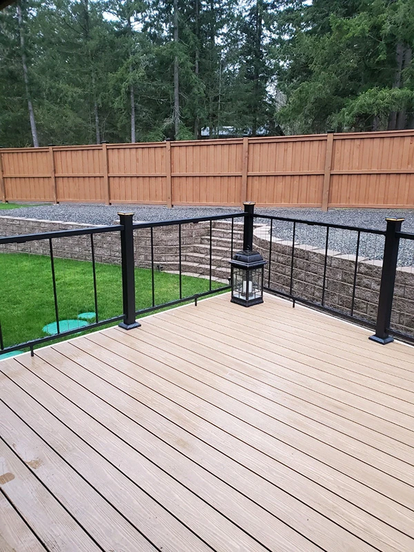 Gloss Black installed deck