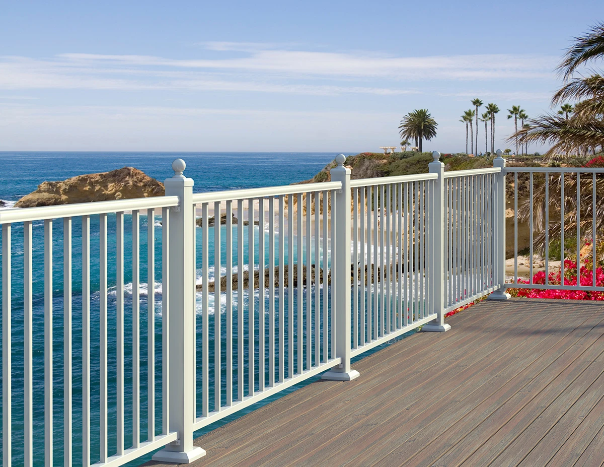 Al13 PLUS aluminum railing on commercial building