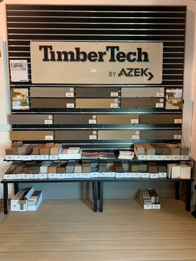 Full showroom view with all brand displays