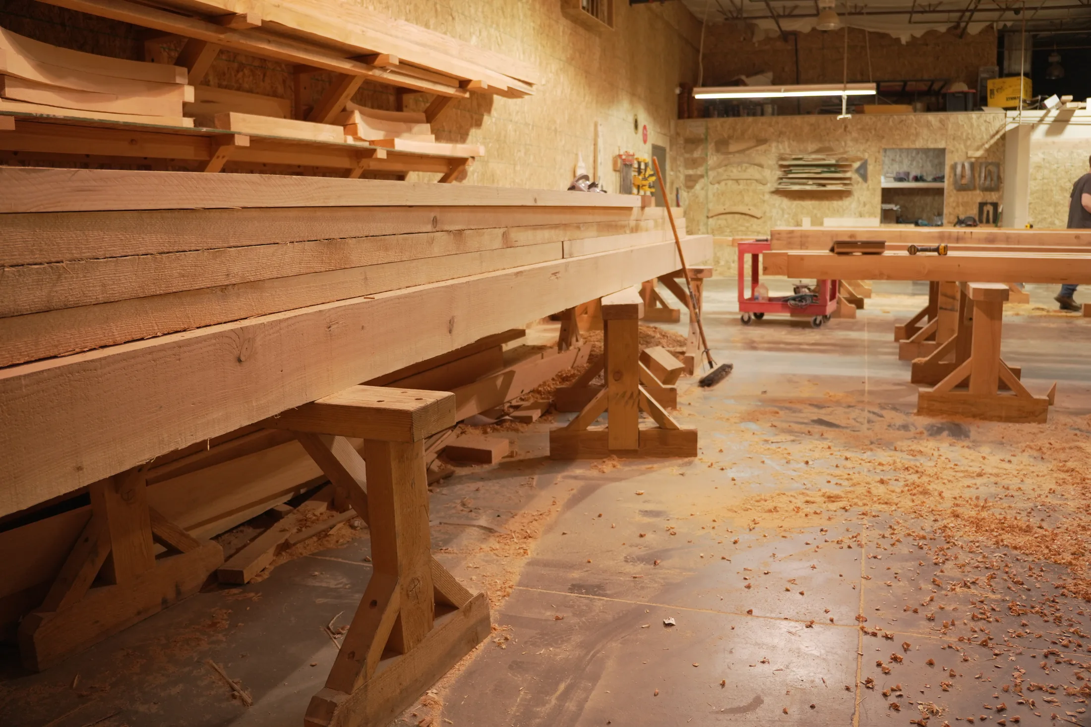 Premium timber frame pavilion with heavy timber framing