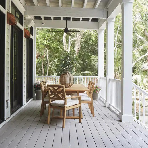 Slate Gray installed deck