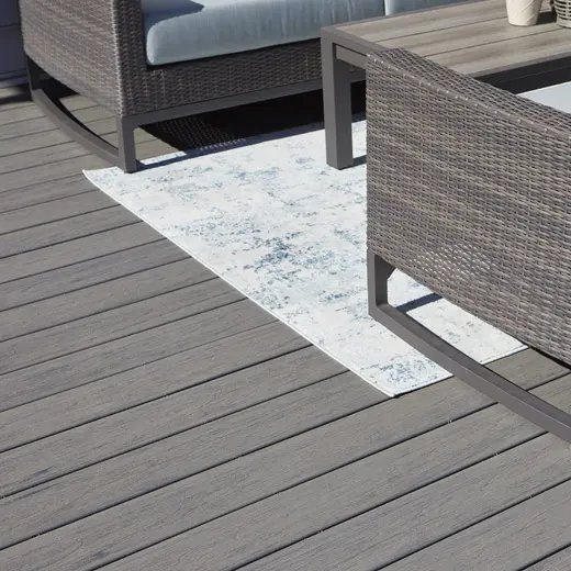 Driftwood installed deck