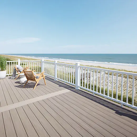 Coastline installed deck