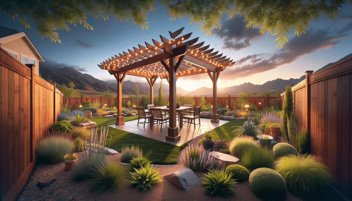 Transform Your Backyard with a Pergola Kit with Lights